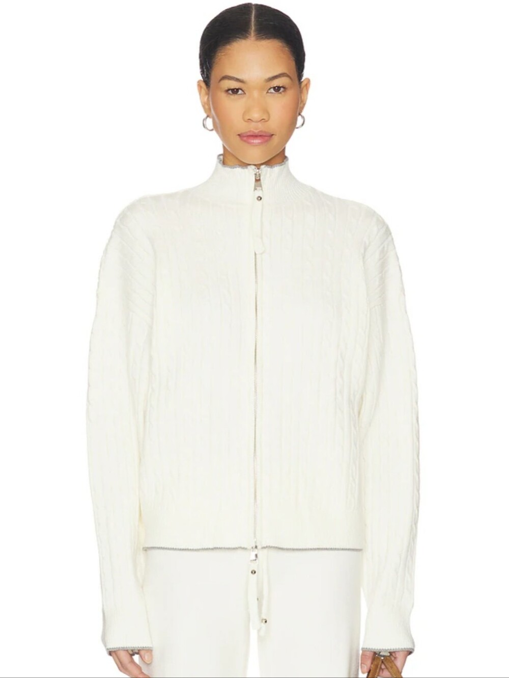 Bea Cable Knit Sweater in Honeymoon
